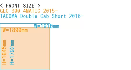 #GLC 300 4MATIC 2015- + TACOMA Double Cab Short 2016-